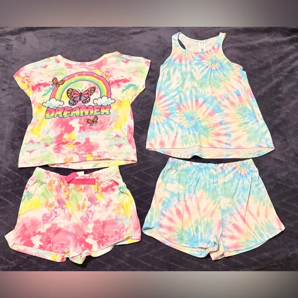 Girls Sleep shirt/short combos size (7/8)